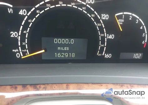 2005 Mercedes-Benz S 500 from USA, damaged, VIN WDBNG75J65A441952